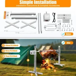 Grillugnar & Ugnar Med Roterande Stekspett-53