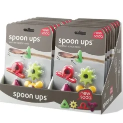 Skedhållare-4 färgade skedstöd