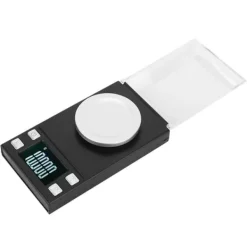 Köksvågar-0,001 g hög precision bärbar mini LCD digital elektronisk våg för viktning av smycken, guldpiller 100 g/0,001 g