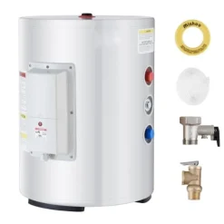 10 Gallon Elektrisk Varmvattenberedare, Instant Hot 1,6Kw, LED-display, Perfekt för Dusch