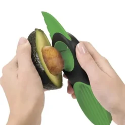 Garnityrknivar-3 i 1 avokadokniv - skära - urkärna - urholka för hälsosam avokadosallad