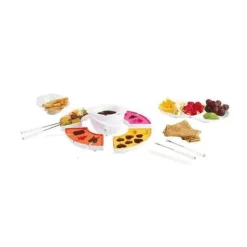 3 i 1 chokladfondue - DELTA - Variabel temperatur - Vit