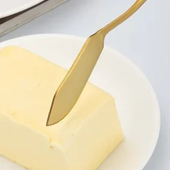 4 Pack Smörknivar i Rostfritt Silverglas . Smörkniv