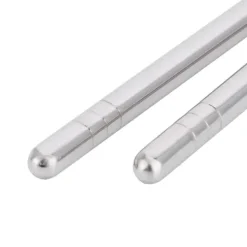 Matbestick-1 par ätpinnar i 304 rostfritt stål ätpinnar porslin bestick kökstillbehör 17,5 cm