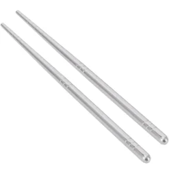 Matbestick-1 par ätpinnar i 304 rostfritt stål ätpinnar porslin bestick kökstillbehör 17,5 cm