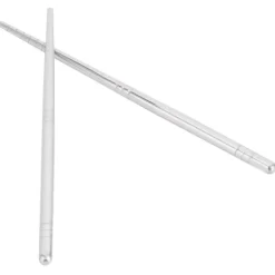 Matbestick-1 par ätpinnar i 304 rostfritt stål ätpinnar porslin bestick kökstillbehör 17,5 cm