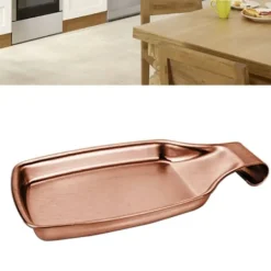 304 rostfritt stål sked vila förvaring Quadrate Fashionabla redskap skedhållare för kök Rose Gold