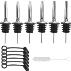 Flaskstopp & Flaskförslutare-304 Rostfritt Stål Vinflaska Pippropp Spritdispenser Hällkapsyl Kökstillbehör