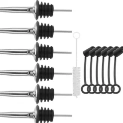 Flaskstopp & Flaskförslutare-304 Rostfritt Stål Vinflaska Pippropp Spritdispenser Hällkapsyl Kökstillbehör