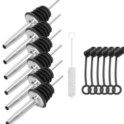 Flaskstopp & Flaskförslutare-304 Rostfritt Stål Vinflaska Pippropp Spritdispenser Hällkapsyl Kökstillbehör