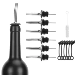 Flaskstopp & Flaskförslutare-304 Rostfritt Stål Vinflaska Pippropp Spritdispenser Hällkapsyl Kökstillbehör