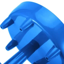 Vinflaskhållare-6 Shotglas Dispenser Hållare Roterande Spritdispenser Vinställ Hylla Festtillbehör Blå