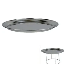 Serveringsfat & Skålar-3 skaldjursfat i rostfritt stål Ø 36 cm