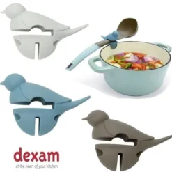 Flaskstopp & Flaskförslutare-3 skedar liten blå fågel 3 i 1