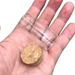 20 st 15 ml liten 30 * 40 mm transparent glasflaska kork tom hantverk dekorativ flaska mat saffransburk liten flaskburk