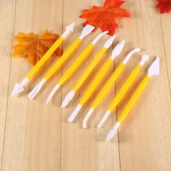 46 st Blomma Fondant Kaka Sockerpyssel Dekoreringskit Utstickare Verktyg Form Set