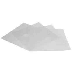 Gasbrännare-4 st. brännarskydd för gasspis, non-stick oljeskyddsmatta, köksredskap (silver)