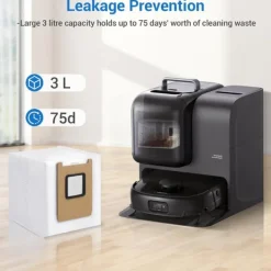 Dammsugartillbehör-14 st Dammpåsar Set Kompatibelt med Eufy RoboVac E28 Omni/E25 Omni Robotdammsugare, Effektiv Filtrering