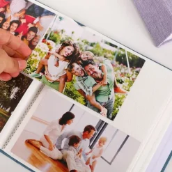 Förvaring Av Fotografier-2 st fotoalbum (beige färg) – rymmer upp till 200 15 cm foton, juteöverdraget fotoalbum, minnesbok, stor