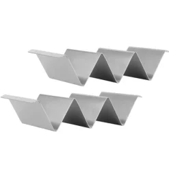 2 st. förvaringsställ för tacopannkaksställ i rostfritt stål för restaurang, hotell, hemkök, typ 2