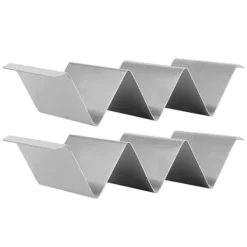 2 st. förvaringsställ för tacopannkaksställ i rostfritt stål för restaurang, hotell, hemkök, typ 2