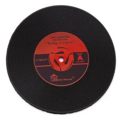 Glasunderlägg-10 st glasunderlägg - Vinylskiva