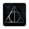Glasunderlägg-2 ST Harry Potter the Deathly Hallows Underlägg