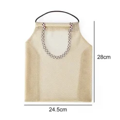 3 st hängande nätförvaringspåsar för frukt för potatis, lök, grönsaker, återanvändbara nätförvaringspåsar