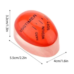 Äggklockor-2 st kök äggtimer äggkokning litet verktyg hartsäggverktyg ägg matlagningshjälp färgskiftande matlagningstemperaturobservatör äggkokningsindikatorer | CDON