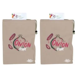 2 st lökpåsar 27 x 38 cm