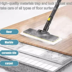 Golv- & Mattrengöring-4 st moppdynor för Kärcher ångtvätt SC2 SC3 SC4 SC5