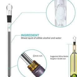 Vinluftare-1 st Rödvinskylare Stick Beer Beverage Chiller Bar Party Tool Juice