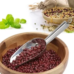 1 st rostfritt stål multifunktionell isskopa kaffebönor torkad frukt spade (18oz)