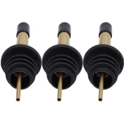 Flaskstopp & Flaskförslutare-10 st spritpanna i rostfritt stål för vinpanna, barverktyg för bar, hemrestauranger (guld, svart, kort lock)