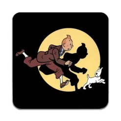 Glasunderlägg-2 ST Tintin Underlägg