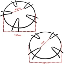 Spisar-2 ST Universal Gasspishylla Gjutjärn Wokstöd Köksspisstöd