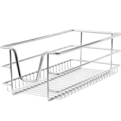 6 st Utdragbara Trådkorgar i Rostfritt Stål - 30 cm (B) med Mjuk Stängning För Skåp och Skafferier Kökslådor Förvaring 430 mm D x 197 mm B x 140 mm H | CDON