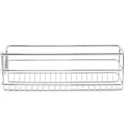 6 st Utdragbara Trådkorgar i Rostfritt Stål - 30 cm (B) med Mjuk Stängning För Skåp och Skafferier Kökslådor Förvaring 430 mm D x 197 mm B x 140 mm H | CDON