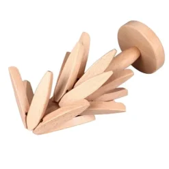 Karottunderlägg-3 st Varmrätter Träunderlägg Trädformad designunderlägg Värmebeständig underlägg i bokträ