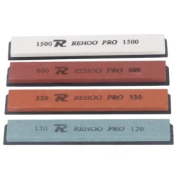 4 STK knivslipsten med fast vinkel bryne knivslipsats 120 320 600 1500 grus vattensten