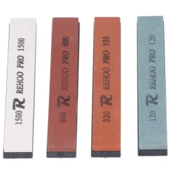 4 STK knivslipsten med fast vinkel bryne knivslipsats 120 320 600 1500 grus vattensten