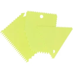 3 st/set kakkrämskrapa pasty cutters skrapa oregelbunden tänder kant gör-det-själv smoothergreen