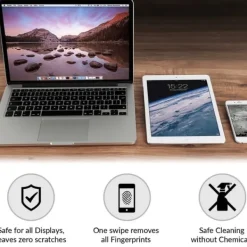 6 stycken Rengöringsdukar i Microfiber - Svarta 15 x 18 cm