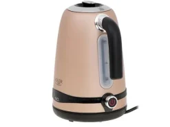 Adler AD 1295 grå Vattenkokare metall 1,7l med lcd & temperaturkontroll