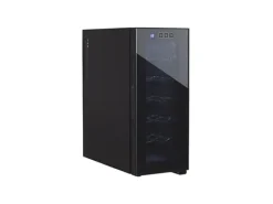 Adler AD 8083, Termoelektrisk vinkyl, Fristående, 12 flaska/flaskor, 50 W, G, Svart