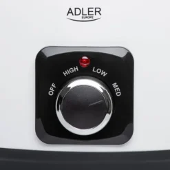 Adler Slow Cooker - Avtagbar keramisk holländsk ugn - 5,8L - Värmebeständiga bärhandtag