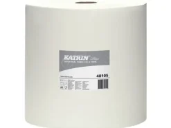 Katrin Pappershanddukar-Aftørringsrulle Industri Plus 4-lag Ø36cm B38cmxL360m Mix Hvid,1 Rl