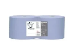 Pappershanddukar-Aftørringsrulle Papernet blå 2 lag 360 meter 21,5 cm bred 1000 ark,2 rl/krt