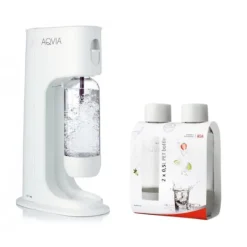 Kolsyremaskin-AGA Aqvia Balance (Snow White) + 2 x 0,5L PET-flaskor