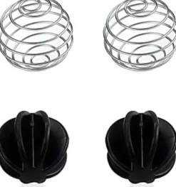 Vispar & Shakers För Salladsdressing-AGD LIGHTS 4 Pack Shaker Ball, Stainless Blender Mixing Ball, Plastic Sports Cup